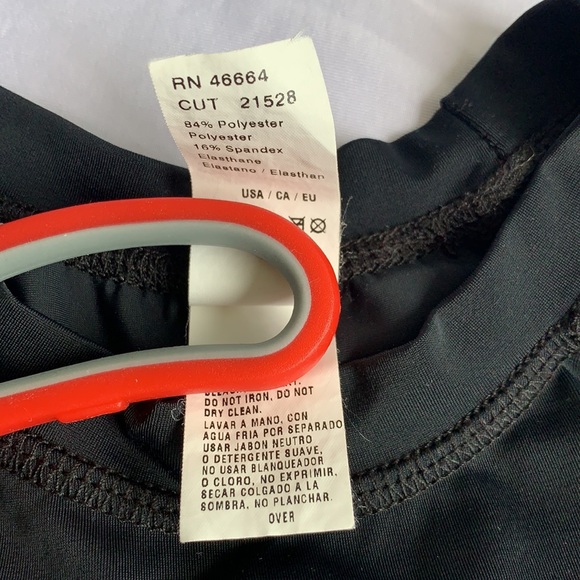 Black Hurley Swim/Sun Protection Top - Picture 4 of 5